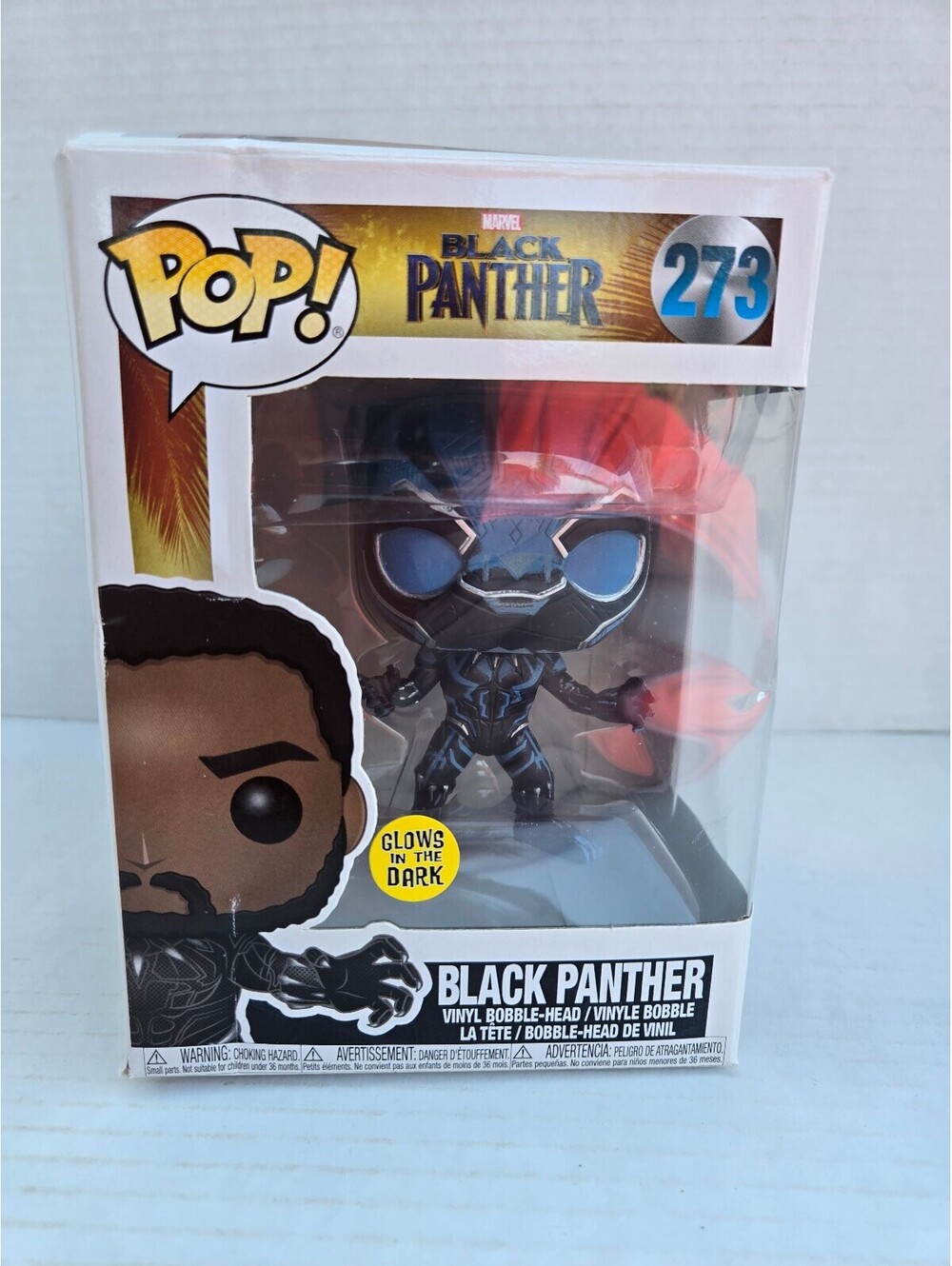 Funko Pop! Marvel Black Panther #273 Collectible Figure Glow in the Dark